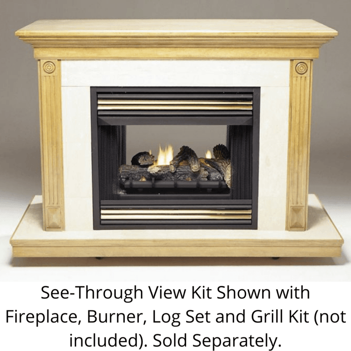 Kingsman See-Through View Kit for MVF40 Series Fireplaces Kingsman
