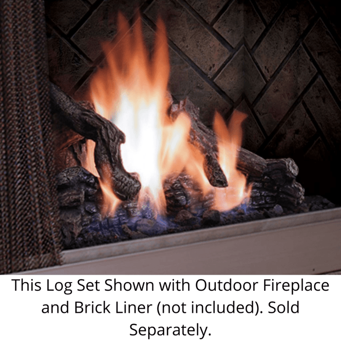 Kingsman Split Oak Log Set for OFP42 Series Fireplaces Kingsman