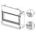 Kingsman Tile Lip Kit for ZCVRB47 Series Fireplaces Kingsman