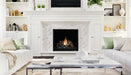 Kingsman ZCV34 series gas fireplace with porcelain liner