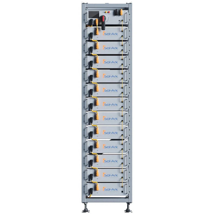 Green Vista Living Sol-Ark 60kWh Battery Bank IP20 Indoor L3-HV-60KWH-60K Power Station - Detail View