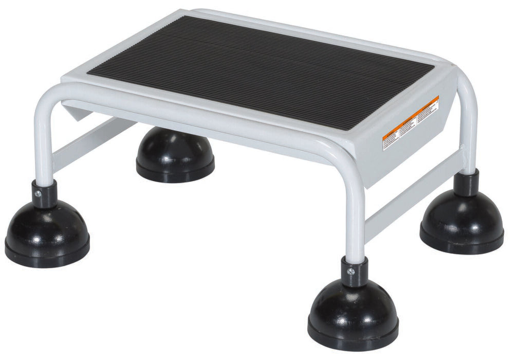 Vestil LAD-1-W steel commercial spring loaded ladder - view 2