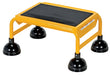 Vestil LAD-1-Y steel commercial spring loaded ladder - view 2