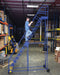 Vestil LAD-16-21-G steel rolling warehouse ladder - view 7