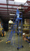 Vestil LAD-16-21-G steel rolling warehouse ladder - view 8