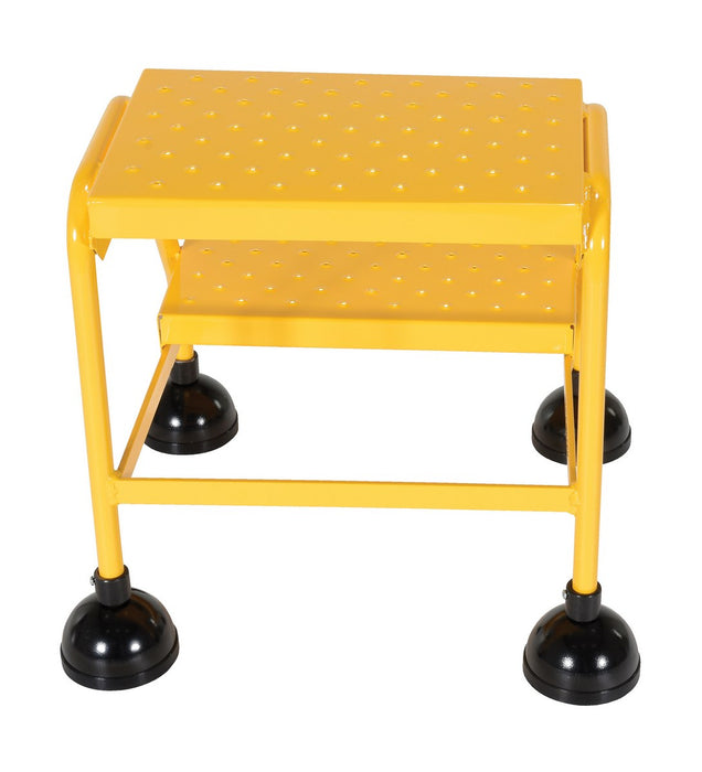 Vestil LAD-2-Y-P steel commercial spring loaded ladders - view 4
