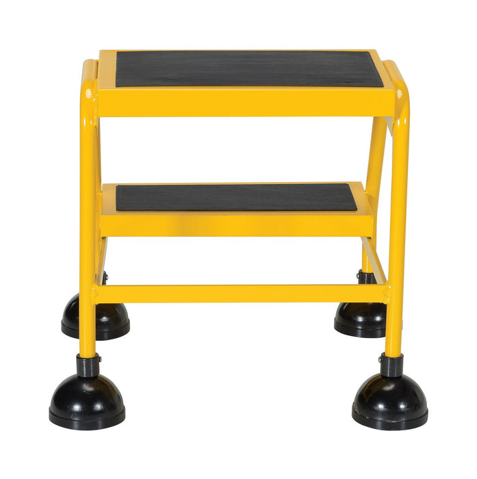 Vestil LAD-2-Y steel commercial spring loaded ladder - view 4