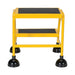 Vestil LAD-2-Y steel commercial spring loaded ladder - view 4