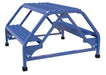 Vestil LAD-DD-32-2-G Steel Double Sided Ladder 2 Grip Strut Step 30-1/4 in. Width 350 lb. Capacity Blue