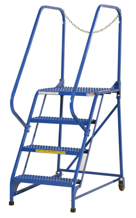 Vestil LAD-MM-4-G steel maintenance ladder - view 2