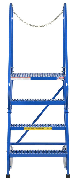 Vestil LAD-MM-4-G steel maintenance ladder - view 3