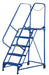 Vestil LAD-MM-5-G steel maintenance ladder - view 2