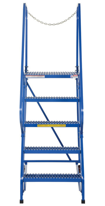 Vestil LAD-MM-5-G steel maintenance ladder - view 3