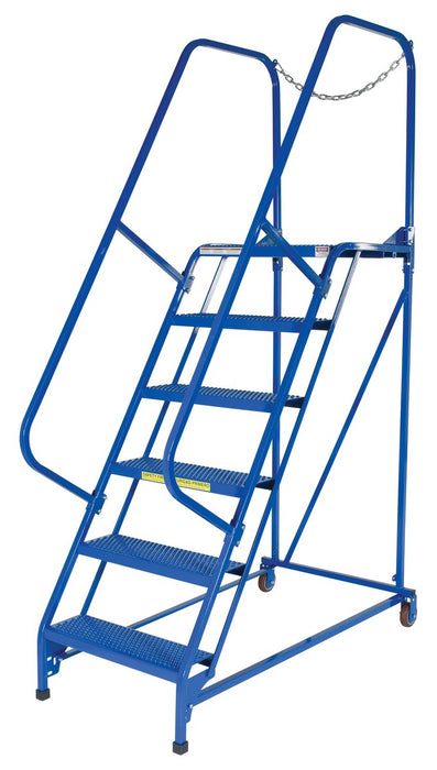Vestil LAD-MM-6-P steel maintenance ladder - view 2