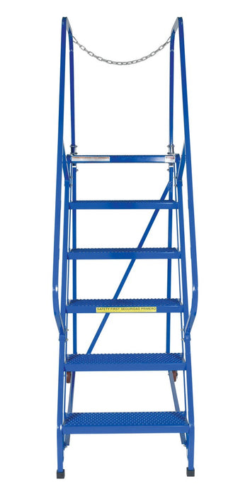 Vestil LAD-MM-6-P steel maintenance ladder - view 3