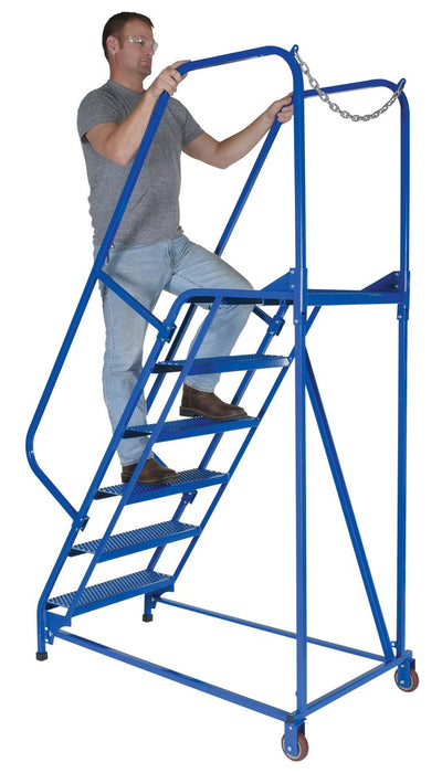 Vestil LAD-MM-6-P steel maintenance ladder - view 5