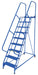 Vestil LAD-MM-9-P steel maintenance ladder - view 2
