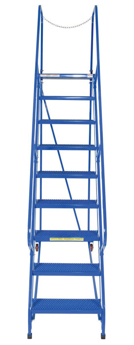 Vestil LAD-MM-9-P steel maintenance ladder - view 3