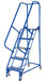 Vestil LAD-PW-18-5-P steel standard slope ladder - view 2