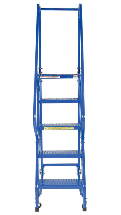 Vestil LAD-PW-18-5-P steel standard slope ladder - view 3
