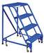 Vestil LAD-PW-26-4-P-NHR steel standard slope ladder - view 2