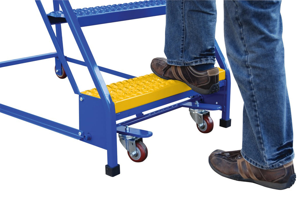 Vestil LAD-PW-26-6-G steel standard slope ladder - view 2