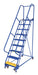 Vestil LAD-PW-26-9-P steel standard slope ladder - view 2