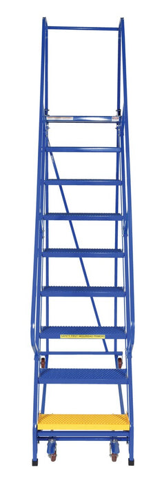 Vestil LAD-PW-26-9-P steel standard slope ladder - view 3