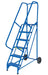 Vestil LAD-RAF-6-P steel roll-a-fold ladder - view 2