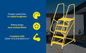 Vestil LAD-STAL-5-G-YL steel semi-trailer access ladder feature overview 3