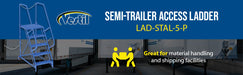 Vestil LAD-STAL-5-P steel semi-trailer access ladder feature overview 2
