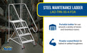 Vestil LAD-TRN-50-4-FDA steel tip n roll fda ladder feature overview 2