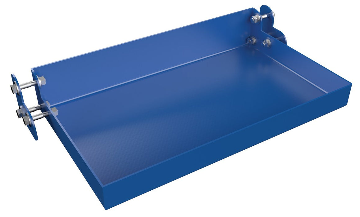 Vestil LAD-TT-A Steel Ladder Tool Tray 16-13/16 in. Width Blue