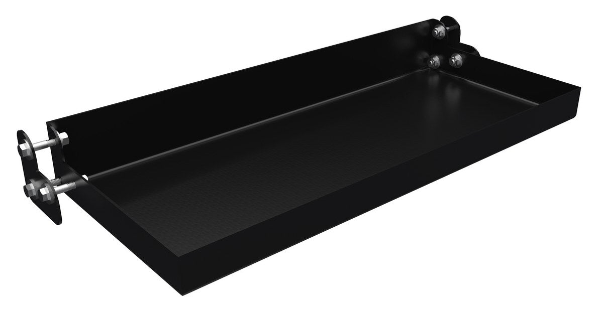 Vestil LAD-TT-E Steel Ladder Tool Tray 23-9/16 in. Width Black