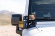 DV8 Offroad 2007-2018 Jeep Wrangler JK Dual Pod Light Mounts – installed on vehicle, image 11 of 13