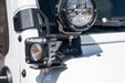 DV8 Offroad 2007-2018 Jeep Wrangler JK Dual Pod Light Mounts – installed on vehicle, image 4 of 13