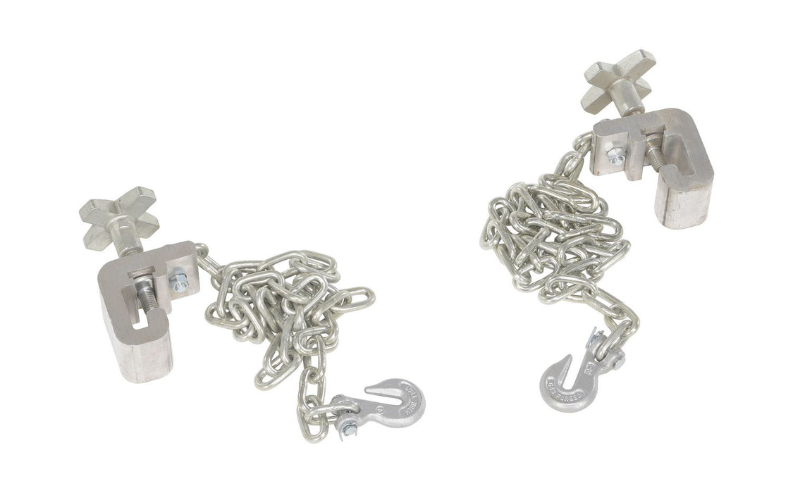 Vestil LC-BTA-48-66 Steel Curb Lifting Chains 42 in. Length For Aluminum Dock Boards Silver