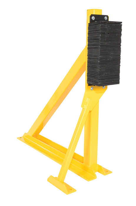 Vestil LDG-3555-YL Steel Loading Dock Guard 58-7/8L in. x 60-3/8H in. x 22-15/16W in. Yellow/Black