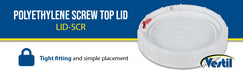 Vestil LID-SCR polyethylene feature overview 1