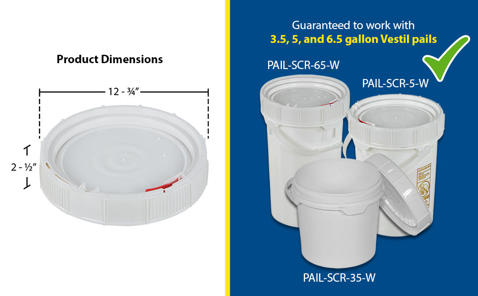 Vestil LID-SCR polyethylene feature overview 3