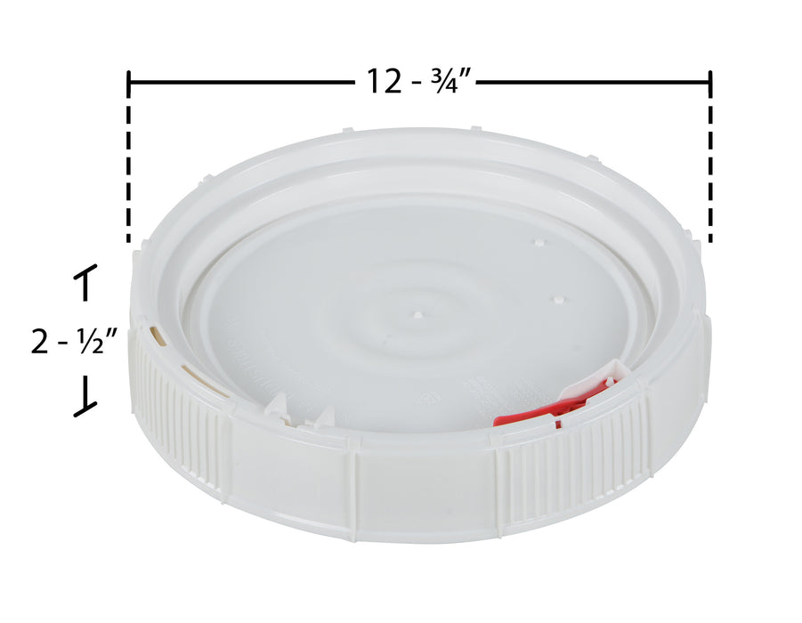 Vestil LID-SCR polyethylene dimensions diagram