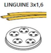 AMPTO ACTRMPF50 bronze pasta die - Linguine 3 x 1.6 mm