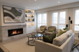 Sierra Flame Lamego 45" Gas Fireplace LAMEGO-45-LIGHT-EI - installed in living room