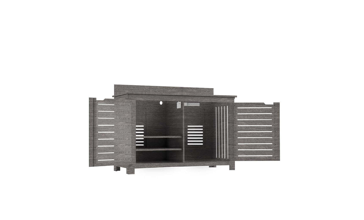 Ledge Lounger Mainstay Bar Credenza No Mount — Fog
