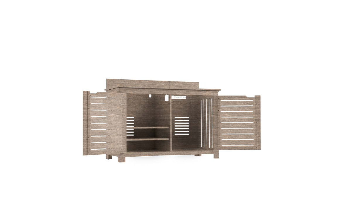 Ledge Lounger Mainstay Bar Credenza No Mount — Wheat