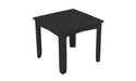 Ledge Lounger Mainstay  36" Square Dining Table — Black