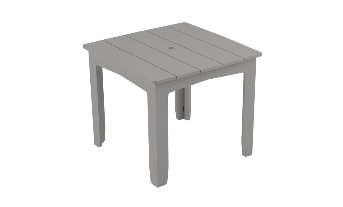 Ledge Lounger Mainstay  36" Square Dining Table — Gray