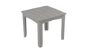 Ledge Lounger Mainstay  36" Square Dining Table — Gray