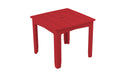 Ledge Lounger Mainstay  36" Square Dining Table — Red
