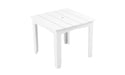 Ledge Lounger Mainstay  36" Square Dining Table — White